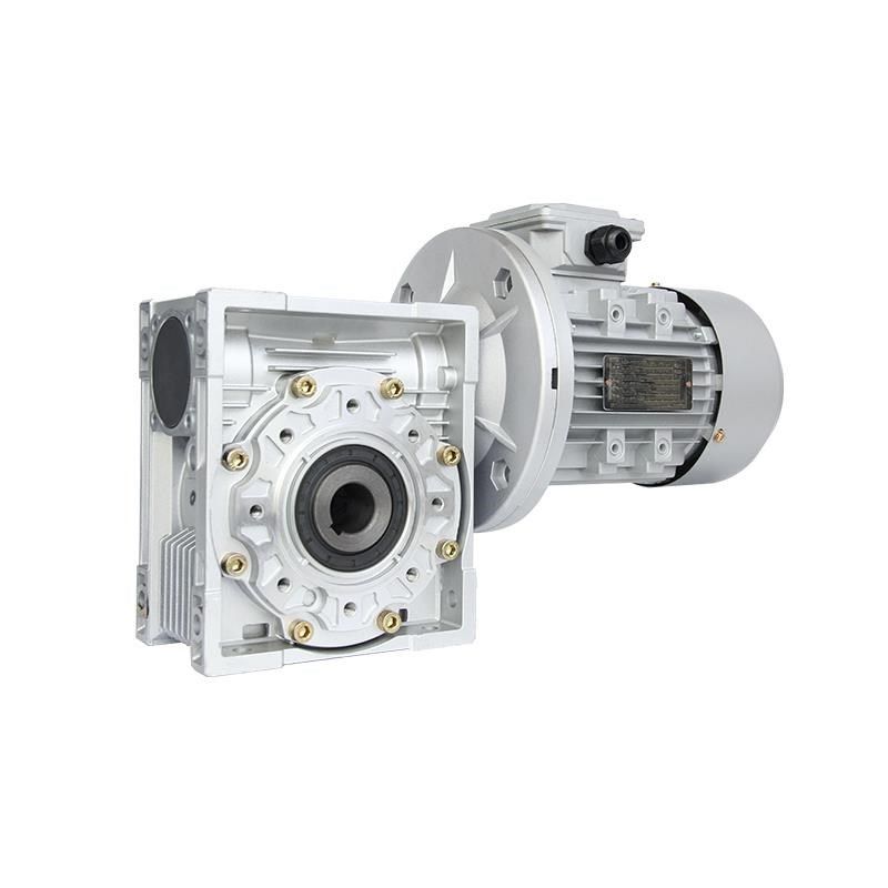 nmrv减速机涡轮三相蜗杆蜗轮一体rv减速器小型直角铝壳电机380v