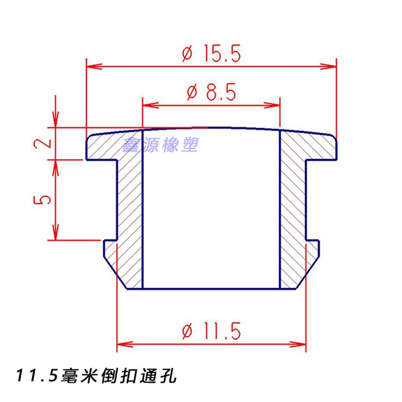 黑色圆形过线圈卡扣式线圈卡槽橡皮圈耐磨护线硅胶套防护套穿线环