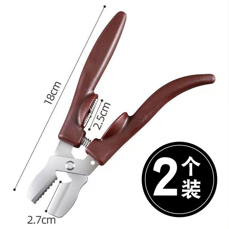 生板栗刀神器开口器去皮机剥板栗夹子栗子剪壳不锈钢坚果钳子工具