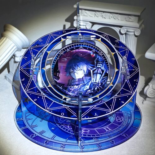 星轨谕吧唧展示架托谷美