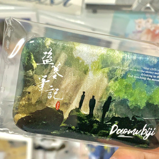 盗墓笔记同人周边双闪镭射吧唧徽章张起灵吴邪解语臣谷子装 饰挂件