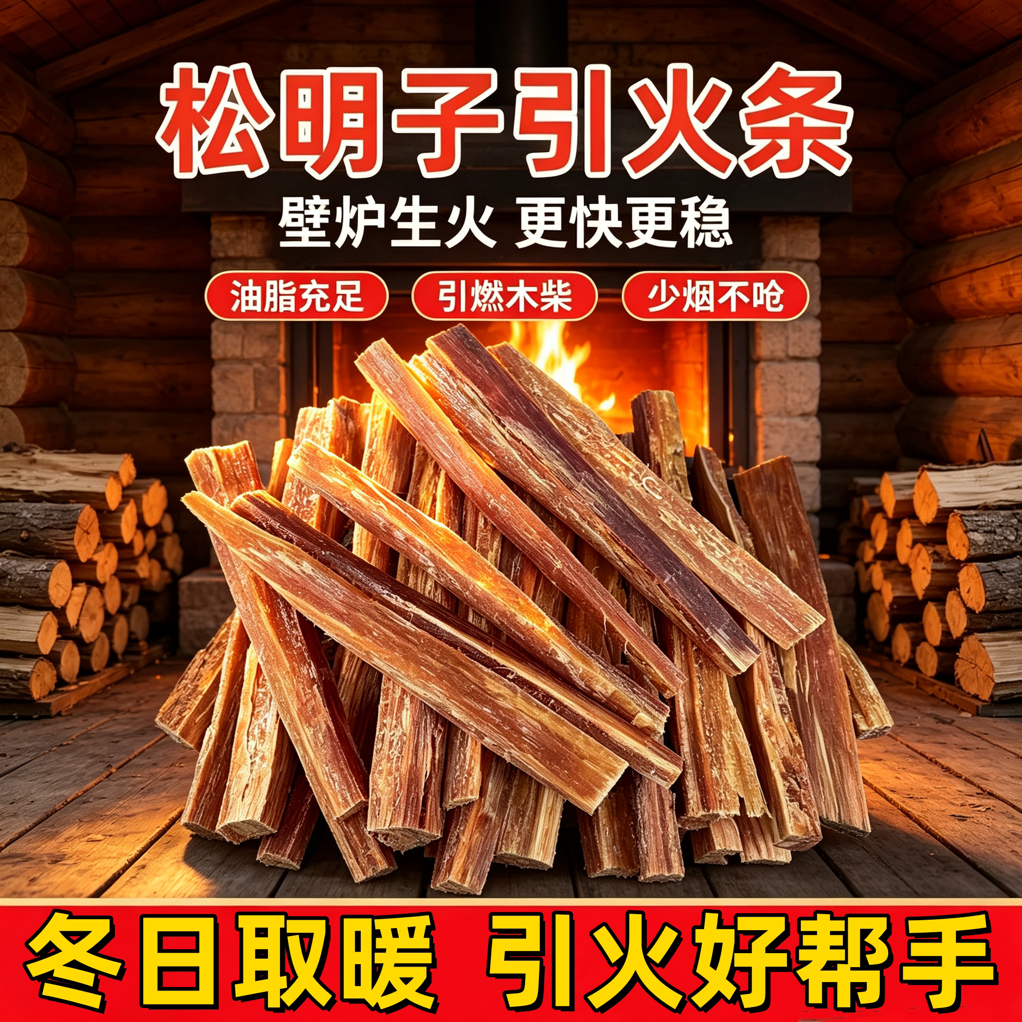 助燃露营壁炉取暖木炭点火神器