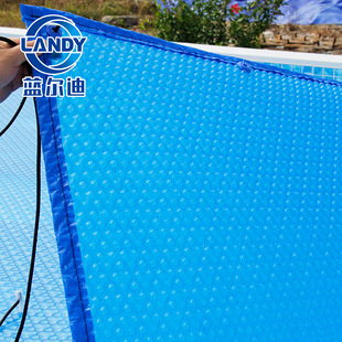 泳池汽泡覆盖膜游泳池水盖防尘罩 泳池盖色泽透亮无杂质
