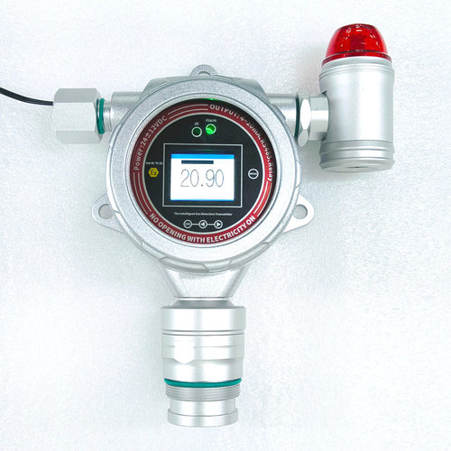 在线式氢气泄漏检测报警器 壁挂固定式微量氢气检测仪