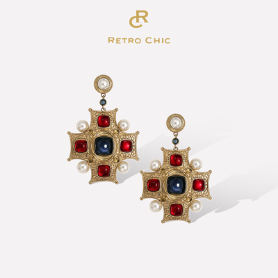 RetroChic拜占庭国王耳环