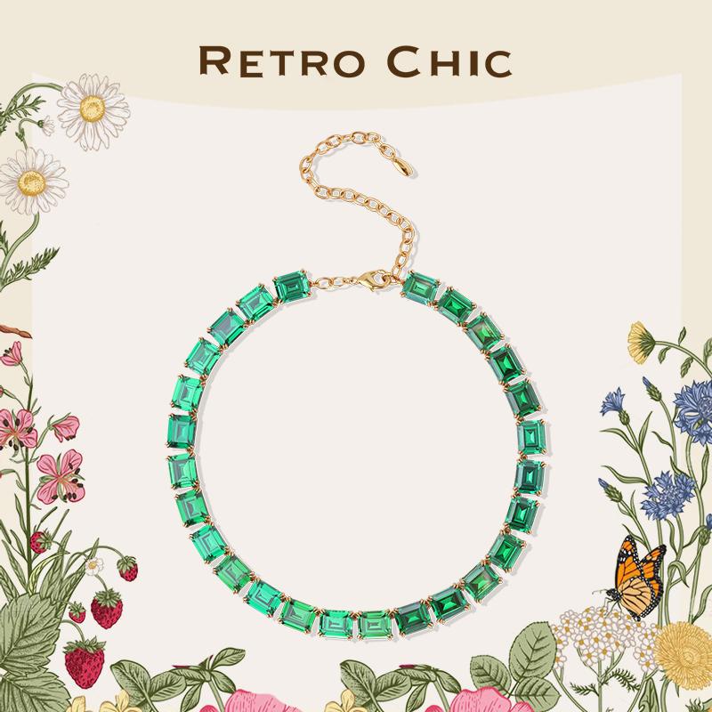 【女神礼物】RC Retro Chic意大利复古时尚首饰 香水青柠项链轻奢