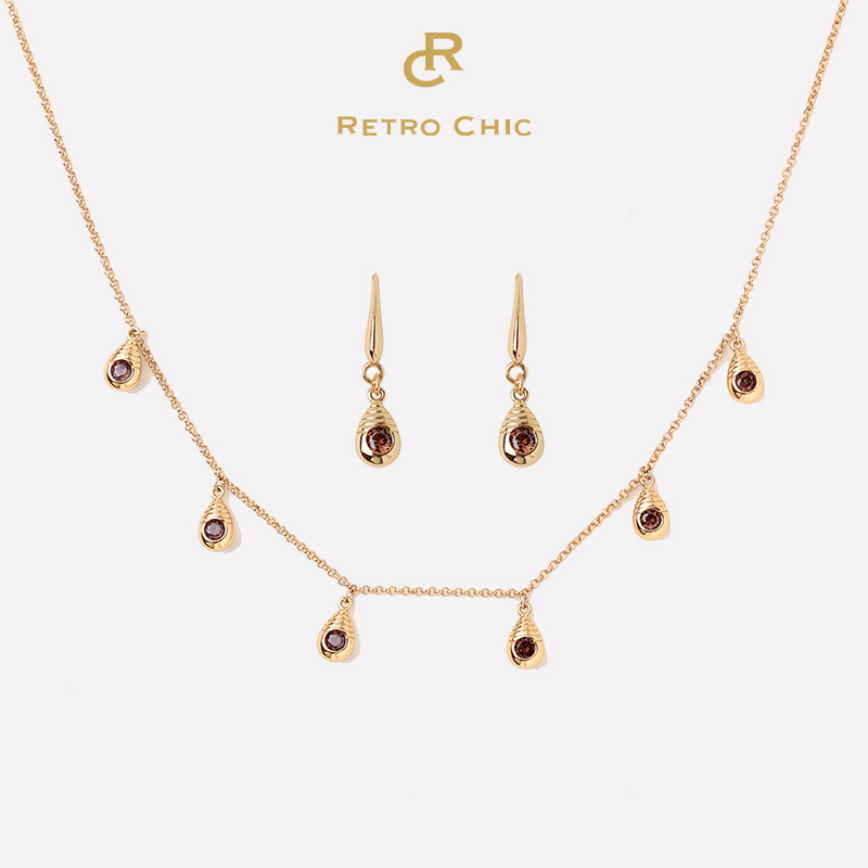 【女神礼物】RC Retro Chic意大利复古时尚 风铃满天星项链耳环