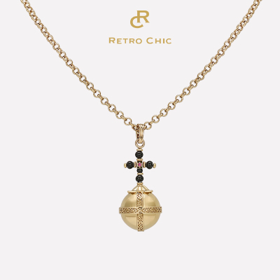 RetroChic罗马圣球项链