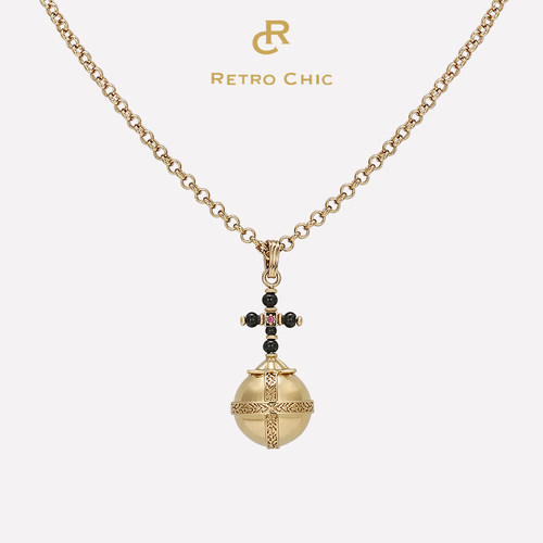 RetroChic罗马圣球项链
