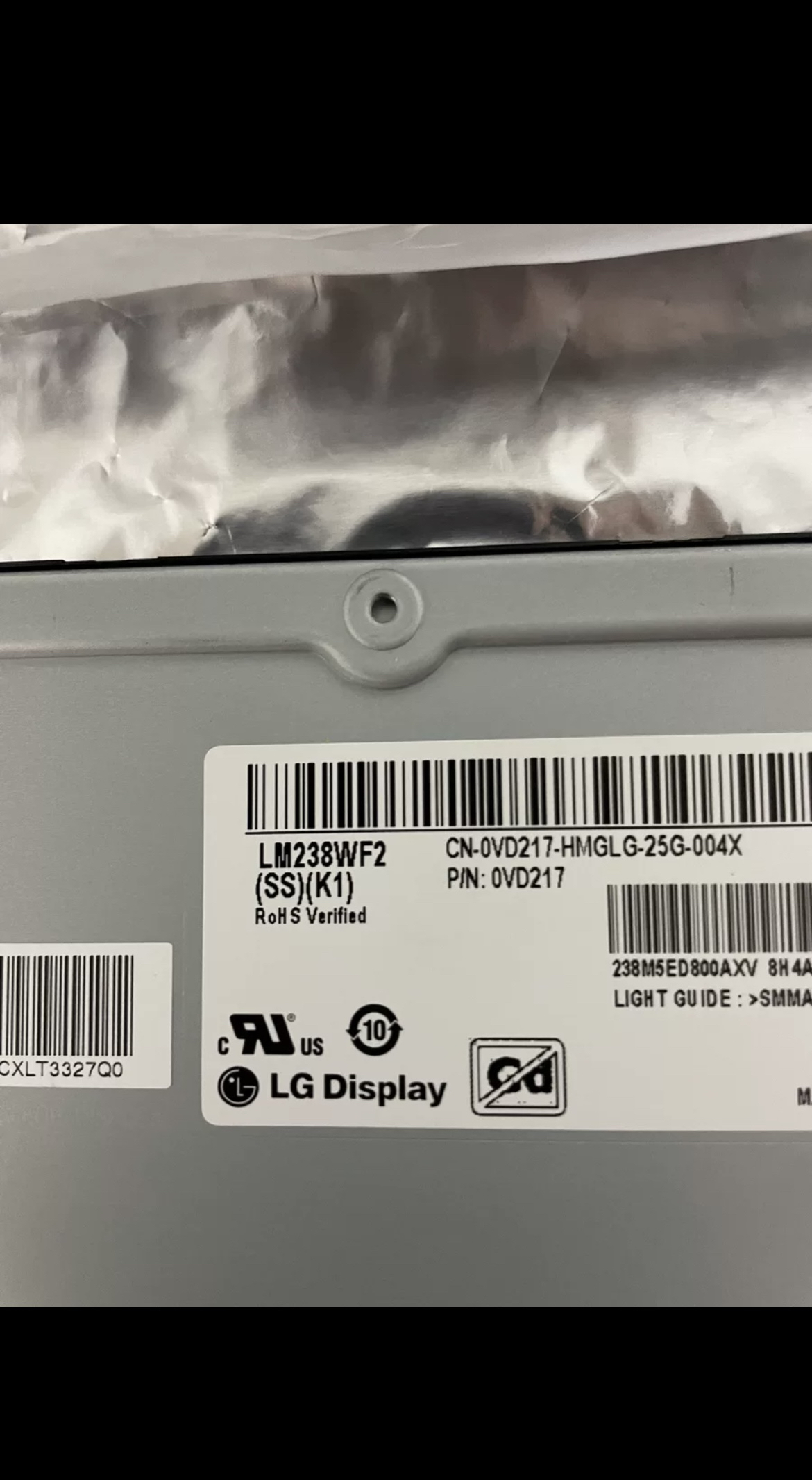戴尔U2414 全新原装屏幕总成 LM238WF2-SSK1+SSM1+SSQ1+SSP2 现货
