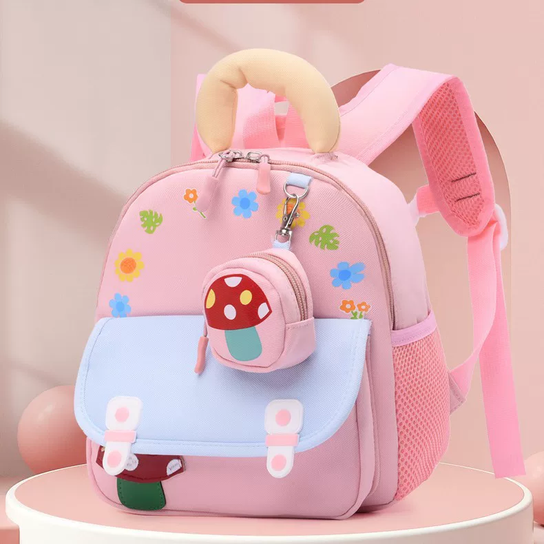 儿童书包幼儿园女孩卡通可爱大中
