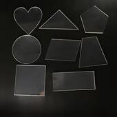 有机玻璃亚克力板定制加工切割零片弯曲圆雕刻卡槽盒透明硬塑料