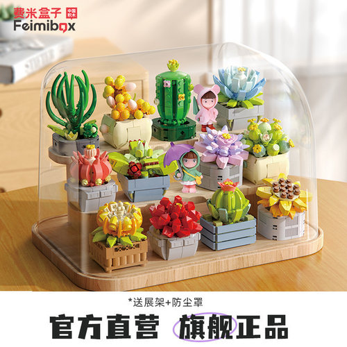 费米积木花多肉联萌花园