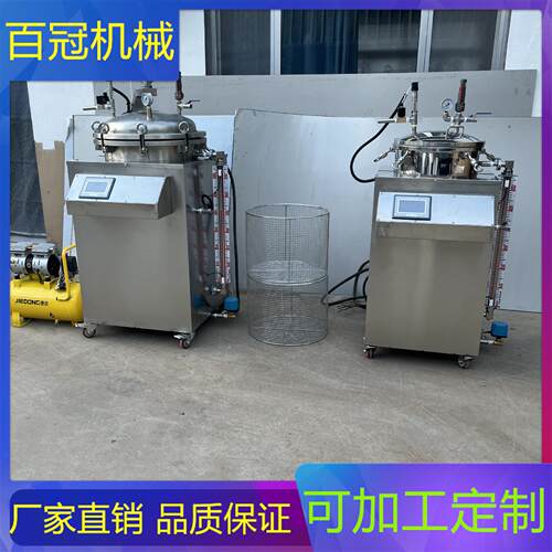 食品研发实验室杀菌锅食小立式反压杀菌锅75L100L牛肉粽子熟压杀