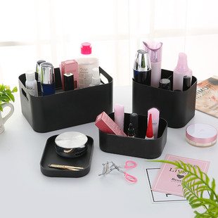 小号加厚桌面分隔收纳盒长方形整理盒抽屉分格杂物收纳筐储物盒子