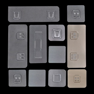 免打孔浴室牙刷架贴置物架无痕贴片壁挂钩粘钩纸巾盒吸盘卡扣配件