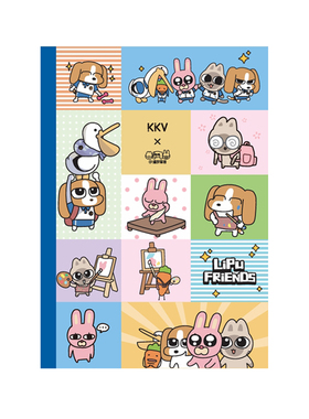 KKV暹罗厘普系列胶装本线圈本小初高中大学生办公软抄笔记本子