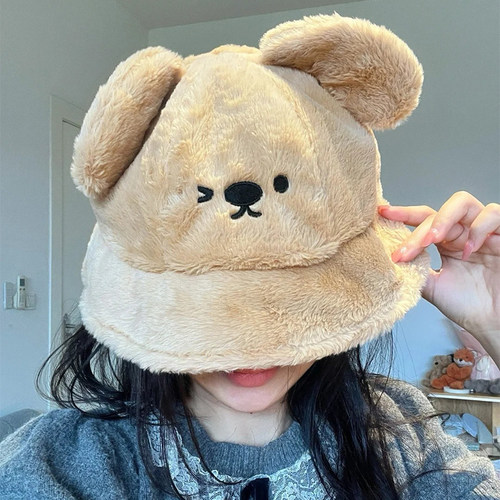 KKV官方TUTOGOU毛绒立体渔夫帽