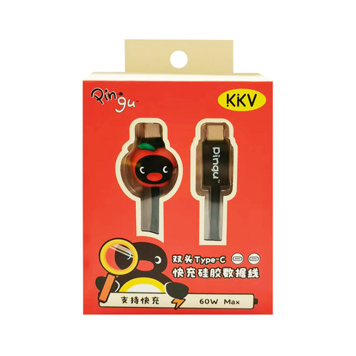 Pingu系列双头Type-C快充数据线