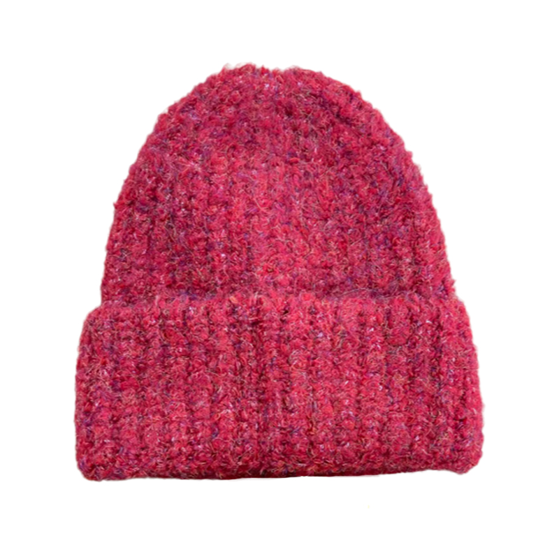 KKV新品羊毛瑞士卷基础针织帽