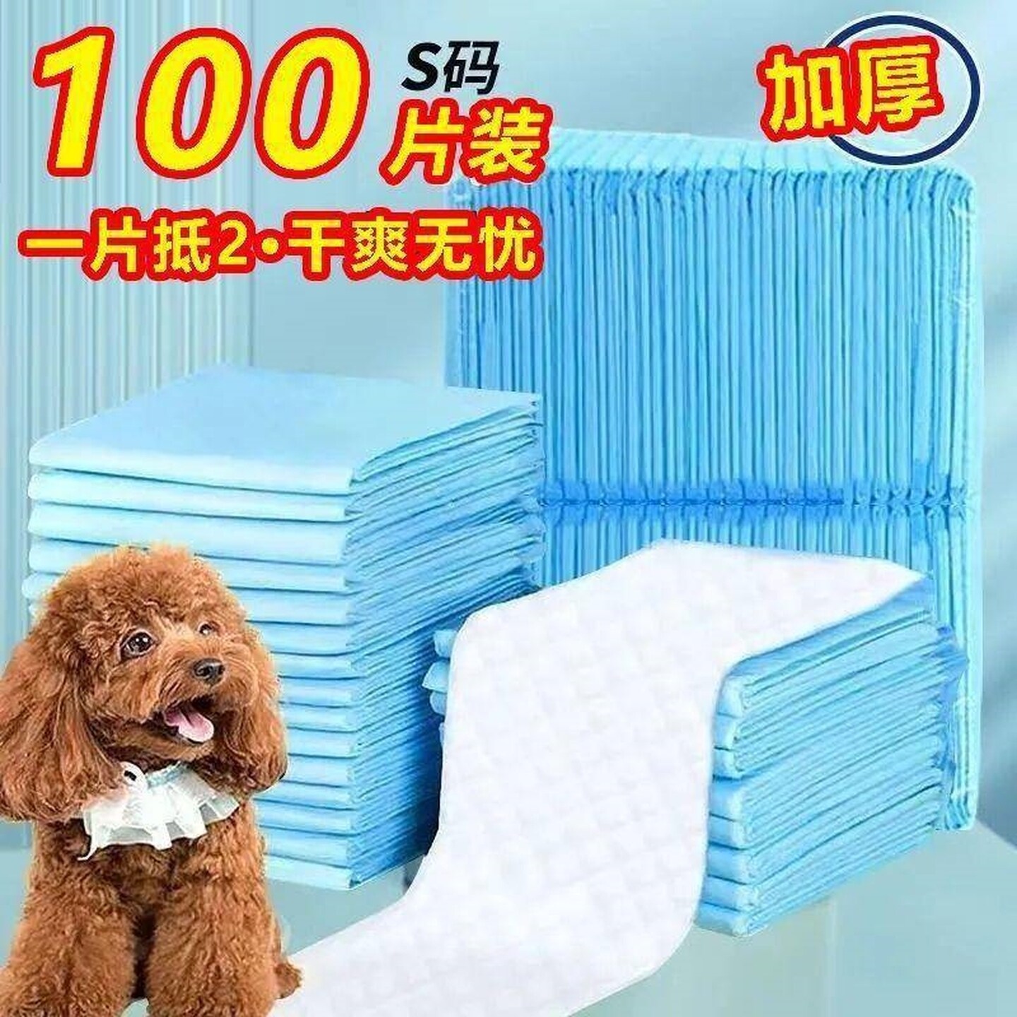 宠物隔尿垫狗狗尿垫宠物除臭吸水护理垫尿片小型犬定点上厕所神器