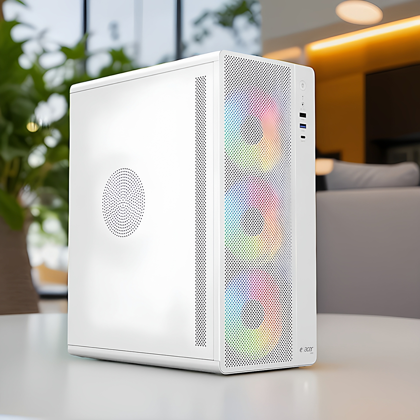 宏碁U510紧凑型240水冷游戏机箱