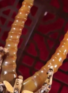 纯天然0羊摆件真品实心可做摆件中药材可入药文玩收藏整角田园