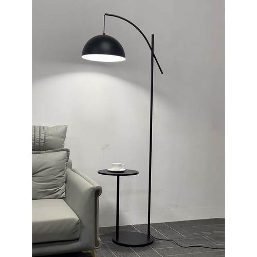 茶几托盘置物架桌子简约北欧客厅卧室床头全光谱护眼钓鱼落地灯