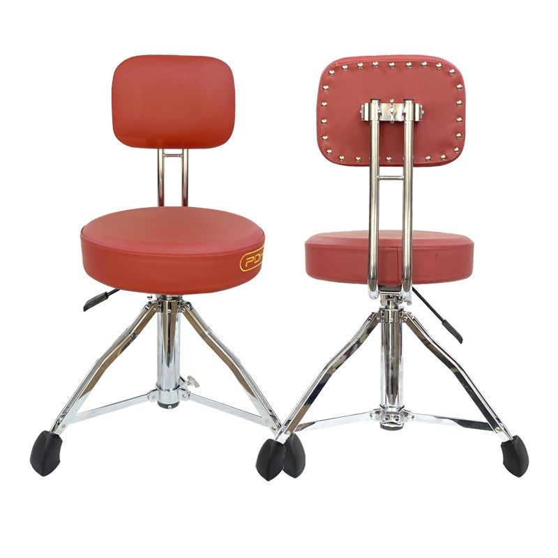 精选PDH爵士鼓架子鼓椅鼓凳护腰靠背气压升降调节马鞍型专业鼓手