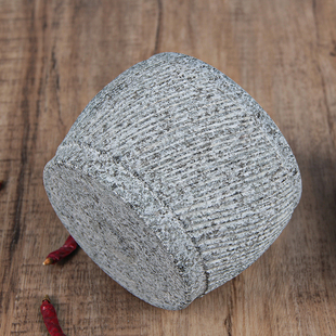 青石复古石臼捣蒜器雕刻捣药罐研磨器蒜臼子窝剥蒜器压蒜器蒜泥缸