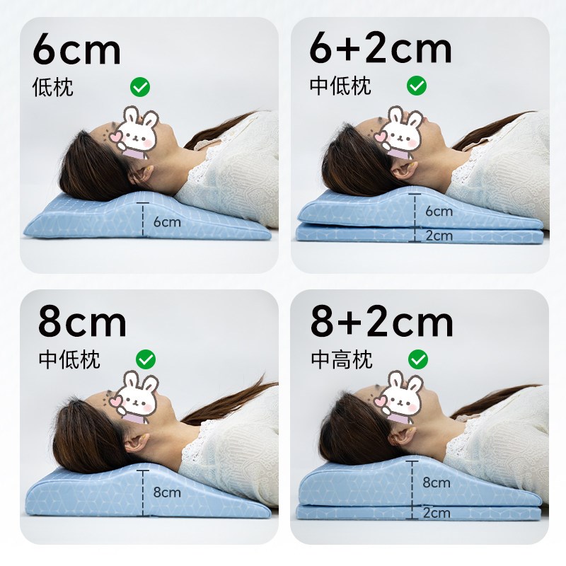 颈椎枕头肩周炎专用助睡眠睡觉矮枕低枕劲椎枕护颈枕颈肩放松老人