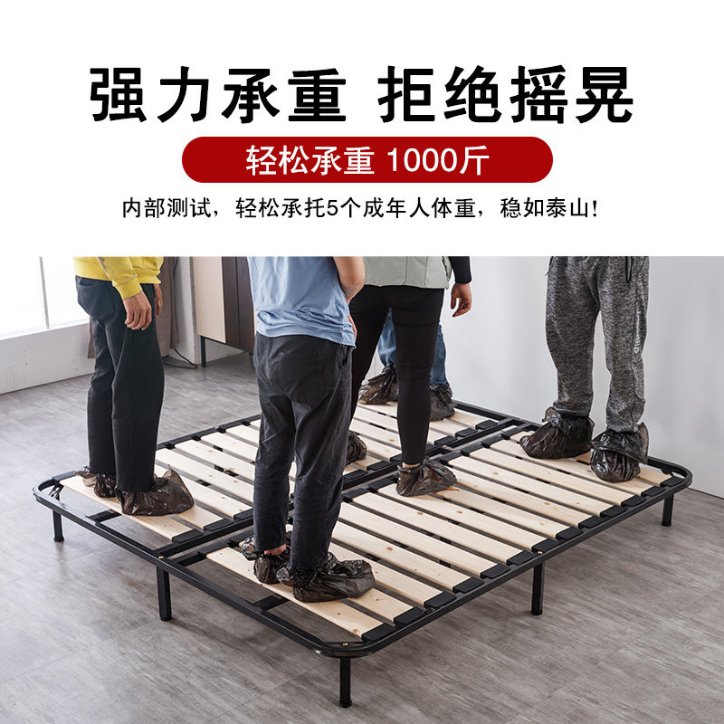 定制1.8米排骨架床架支撑架1.5米折叠架气动床板龙骨铁钢架