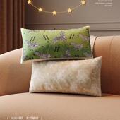 美式 长方形抱枕沙发客厅床头靠背垫腰枕靠枕床头简约大靠背可拆洗