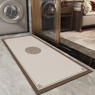 硅藻泥大尺寸厨房专用防脏吸水地垫洗手池超强浴室厕所地板防滑垫