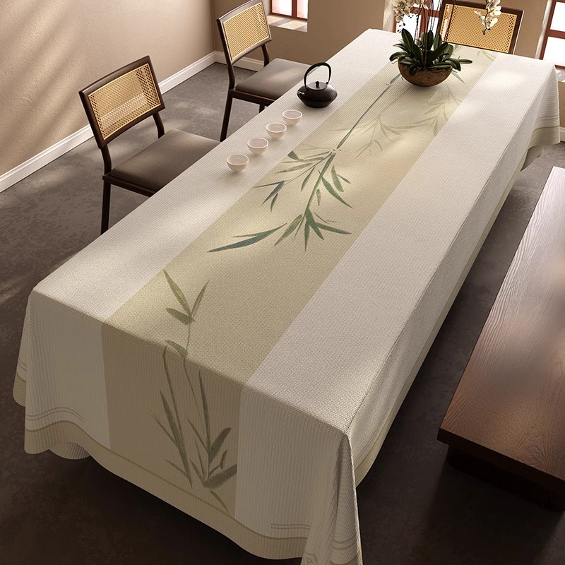 新中式桌布中国风禅意长方形高级