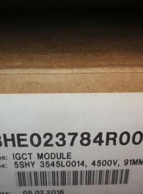 议价3BHE023784R0001 IGCT 5SHY3545L0014 4500V 91mm 半导体控制