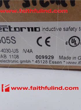 议价IFM GI505S 易福门电式安全测器 GIIA-4030-US /V4A