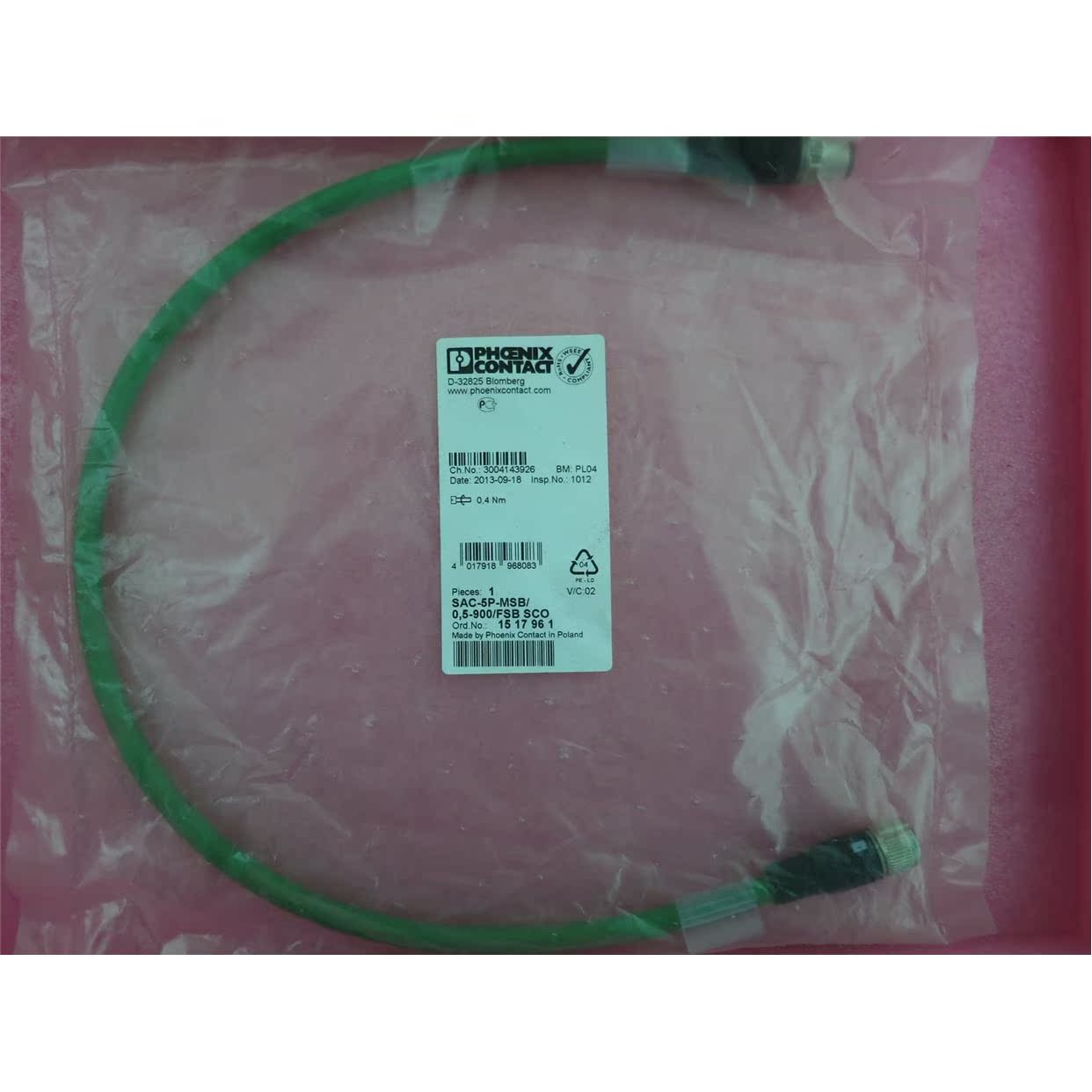 议价菲尼克斯 SAC-5P-MSB/0,5-900/FSB SCO 1517961