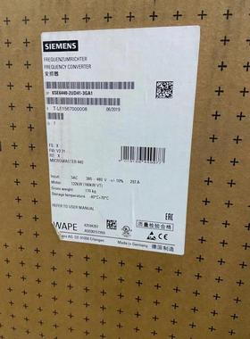 议价6SE6440-2UD41-3GA1西门子M440变频器 滤波器 6SE64402UD413G