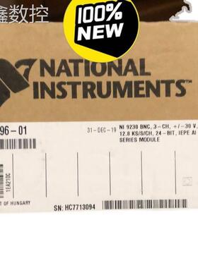 议价NI 9230声音与振动输入模块784396-01 BNC接口