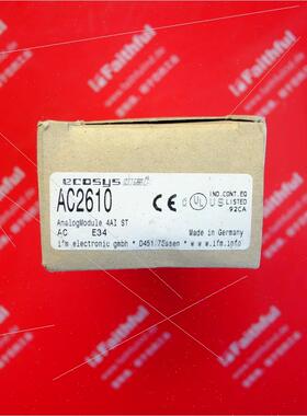议价Ifm AC2610 易福门AS-i从站模块 AnalogModule 1AI ST