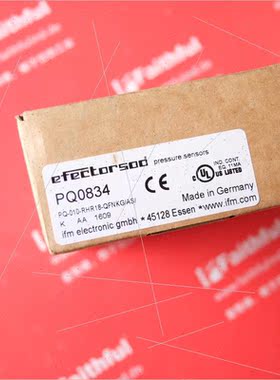 议价IFM PQ0834 易福门压力传器 PQ-010-RHR18-QFNKG/AS/
