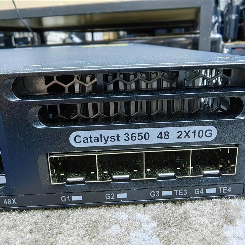 议价思科WS-C3650-48TD-S 单电 配件齐全
