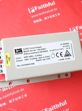 议价Block Trafo B 1009060 博洛科电源模块 Moog 700-02831