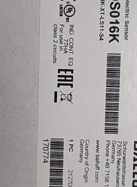 议价巴鲁夫BOS016K