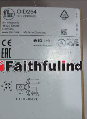 议价IFM OID254 易福门激光测距传器 OIDLCPKG/US