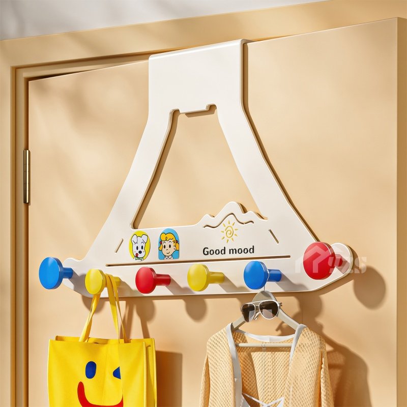 多巴胺门后挂钩免打孔挂衣架挂衣钩高级感入户门衣帽包包收纳神器,家装主材,挂钩/挂衣钩,淘宝优惠券,粉丝福利购,淘宝优惠卷