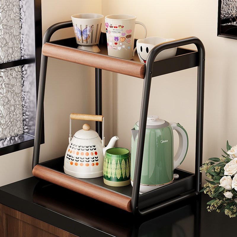 杯子收纳置物架双层桌面整理架子