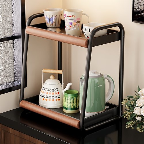 杯子收纳置物架双层桌面整理架子