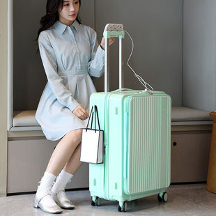 一九开行李箱侧开盖一九开行李箱扩展层20寸24寸旅行箱高颜值多功